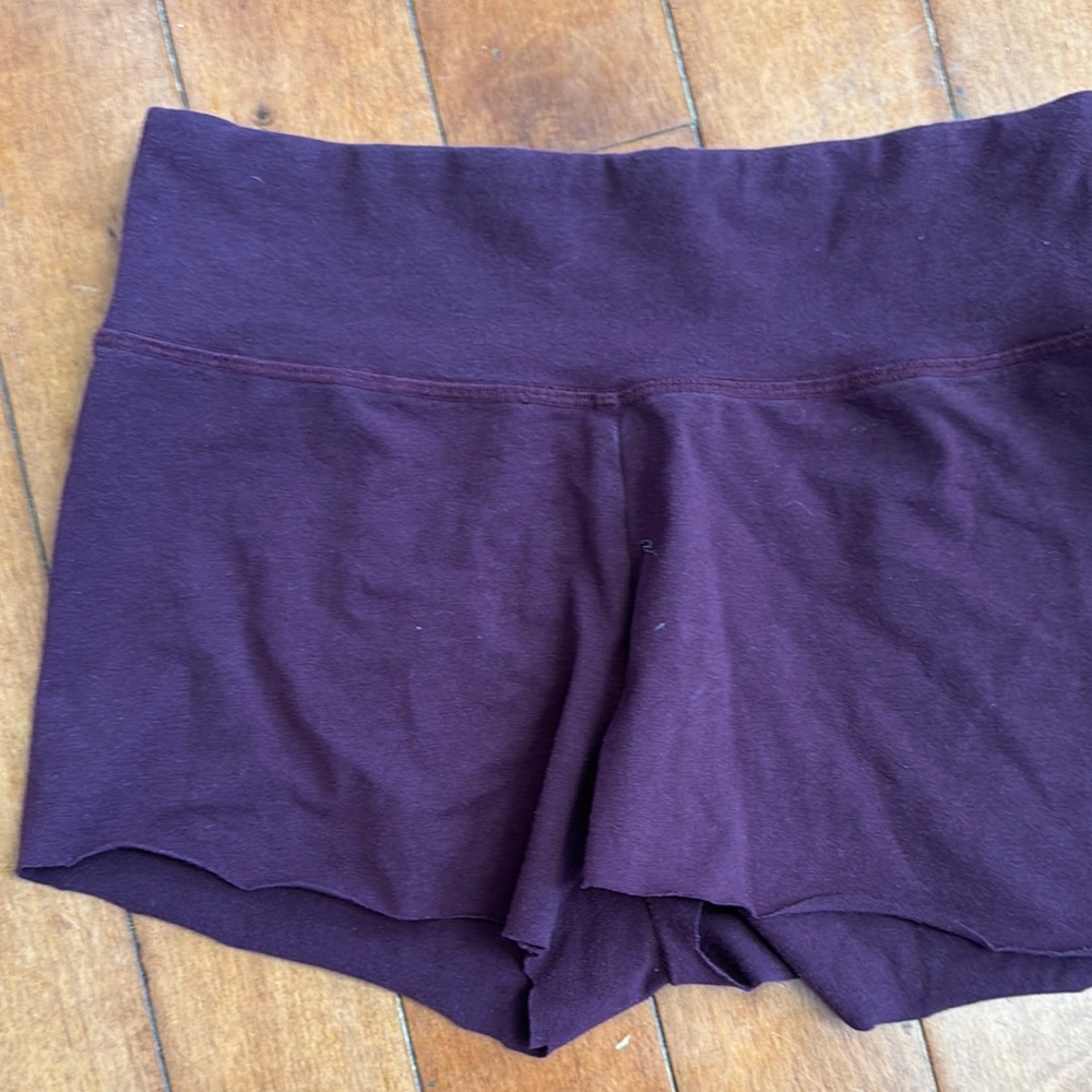 Aerie Women's Athletic Shorts - Dark Purple - Picture 2 of 5